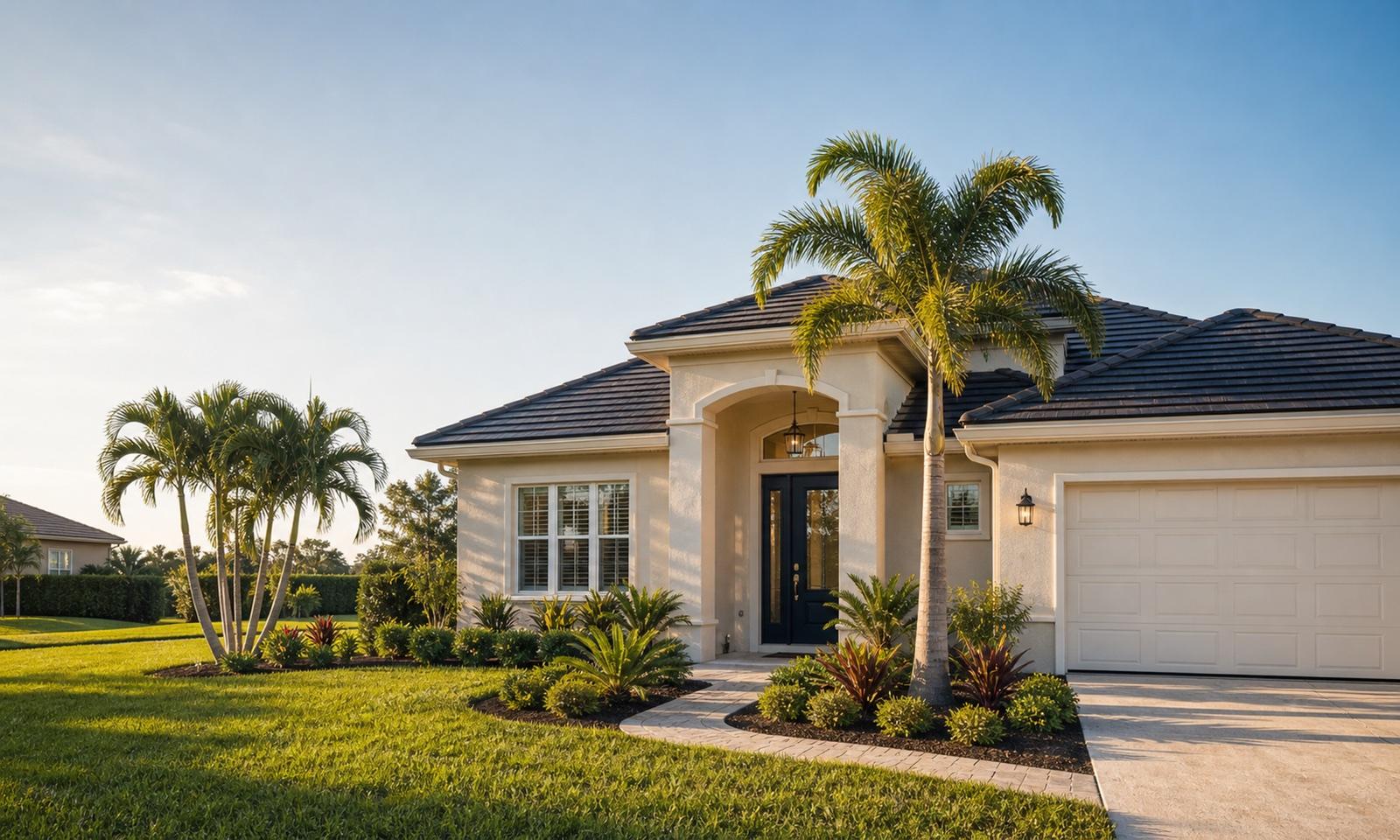 A suburban home in daylight